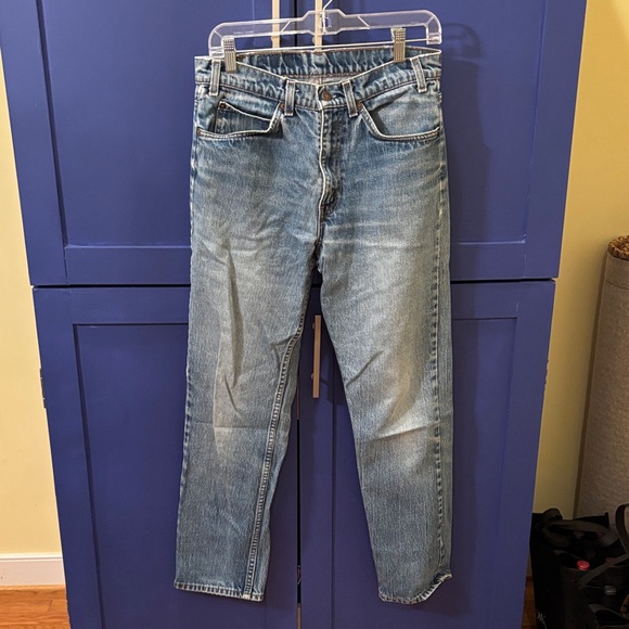 Levi's Other - Vintage Levi's Men's Straight Jeans in Faded Blue